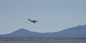 The US military flew an experimental, hybrid-electric stealth drone shaped like the B-2 Spirit
