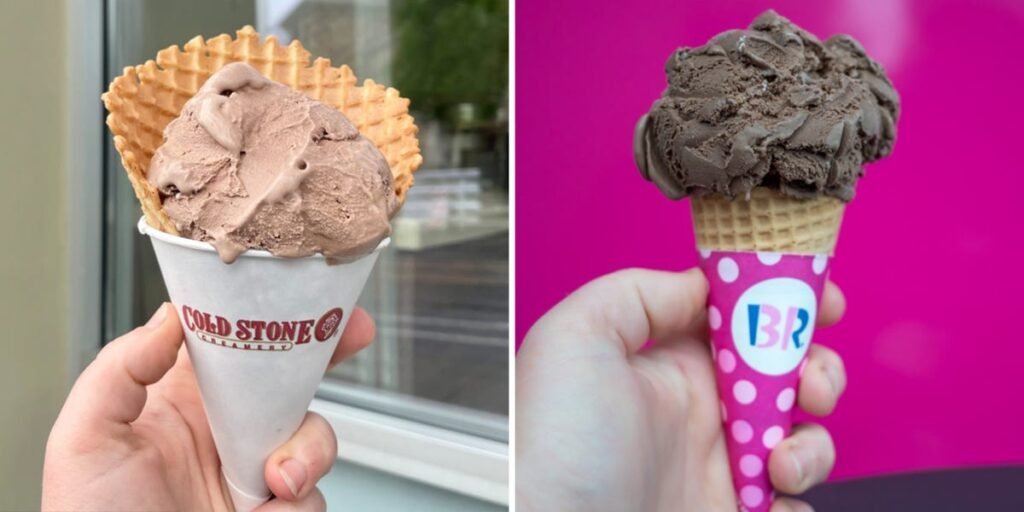 I placed the same ice-cream order at Cold Stone Creamery and Baskin-Robbins. The winning chain also had better prices.
