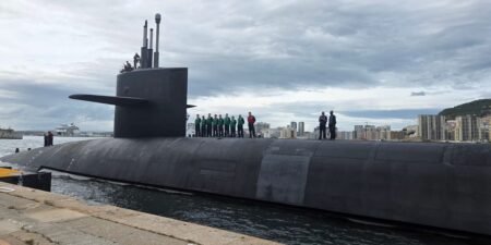 A rare Navy photo revealed the location of a nuclear-missile submarine amid Iran tensions