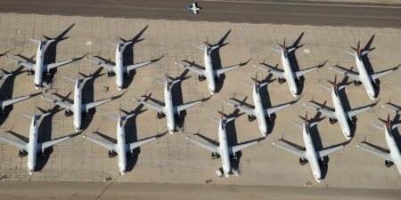Inside one of the world’s biggest aircraft ‘graveyards’ where planes go to die — and airlines can dissect them for parts