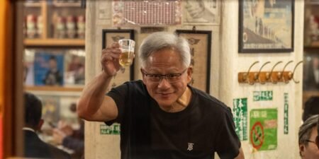 Jensen Huang is really leaning into his street-food influencer era Jensen Huang is really leaning into his street-food influencer era
