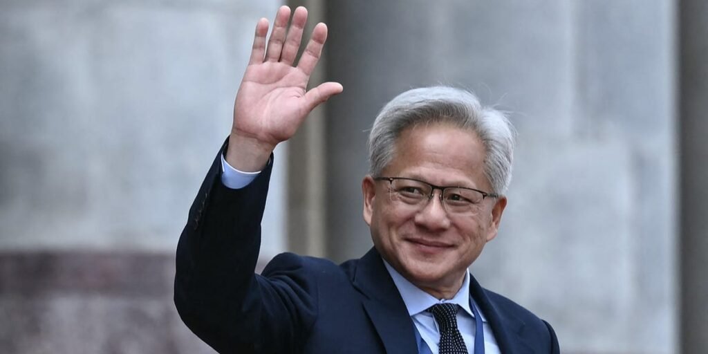 Jensen Huang made a very Jensen Huang pit stop during Trump’s China trip