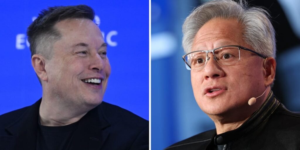 Trump and Elon Musk picked Jensen Huang up in Alaska on their Air Force One trip to China