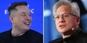 Trump and Elon Musk picked Jensen Huang up in Alaska on their Air Force One trip to China