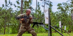 US Army Ranger School soldiers are fixing bayonets as they train for brutal future fights