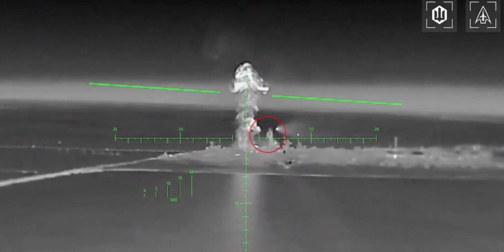 Ukrainians tricked out their long-range exploding drones to unleash rocket fire on Russian air defenses