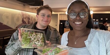 We spent  on lunch for 2 from Goop Kitchen. It tasted as healthy as we expected.