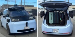 We tried out Waymo’s spacious new robotaxi Ojai. It glitched, but we had way more space and could fit in 6 suitcases.