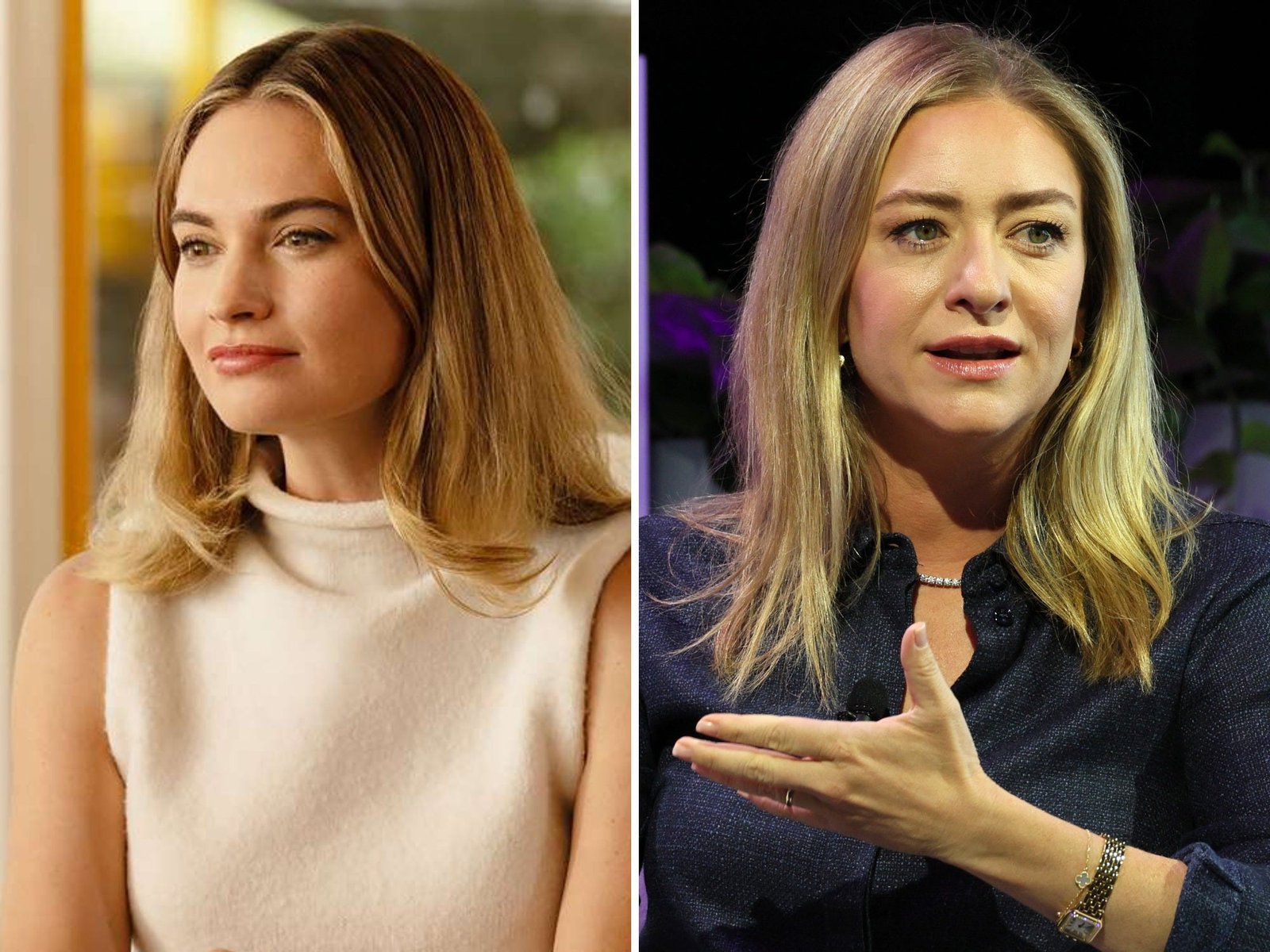 Lily James and Whitney Wolfe Herd