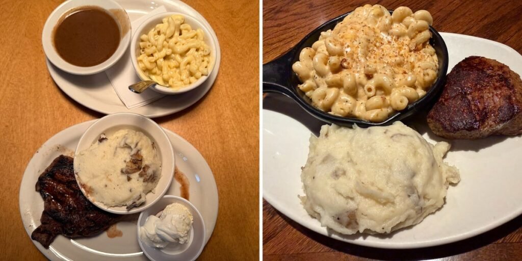 I ordered the same meal at Texas Roadhouse and Outback Steakhouse. The winning chain had lower prices and better bread. I ordered the same meal at Texas Roadhouse and Outback Steakhouse. The winning chain had lower prices and better bread.