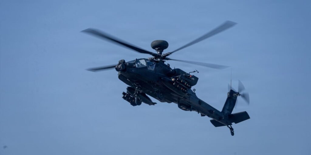 A US Navy surface drone found and rescued 2 American soldiers after their Apache helicopter crashed in the Middle East A US Navy surface drone found and rescued 2 American soldiers after their Apache helicopter crashed in the Middle East
