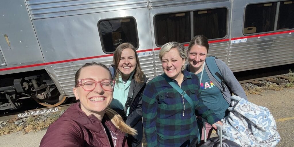My friends and I take a 14-hour Amtrak trip together every year. It’s the cheapest way to spend time together. My friends and I take a 14-hour Amtrak trip together every year. It’s the cheapest way to spend time together.
