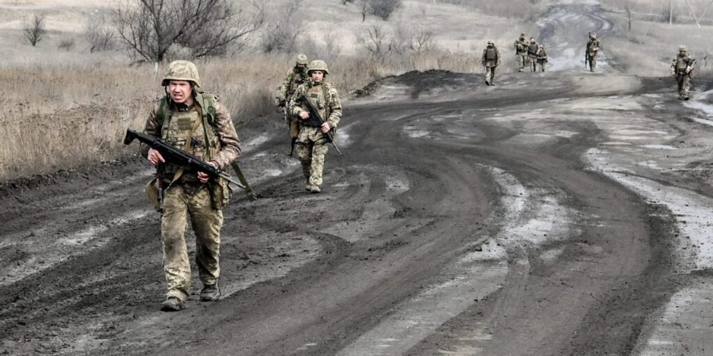 Ukrainian troops are losing days just getting to their positions in the kill zone. It’s when they’re most at risk. Ukrainian troops are losing days just getting to their positions in the kill zone. It’s when they’re most at risk.