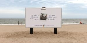 Polaroid tells people to jump in some water ‘before the data centers drink it all up’