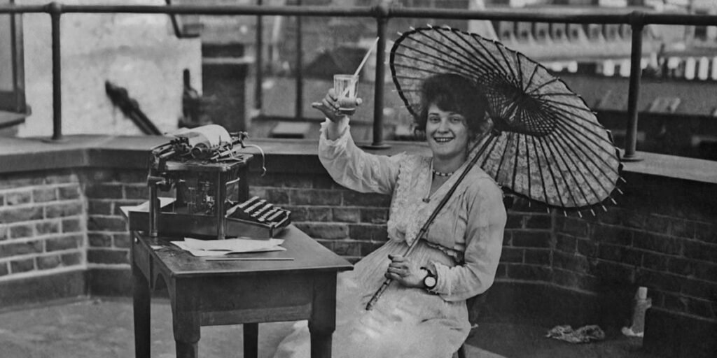 Before air conditioning was common, people used blocks of ice and fire hydrants to stay cool