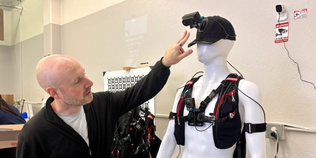 First look: This weird wearable device turns human workers into robot data collectors First look: This weird wearable device turns human workers into robot data collectors