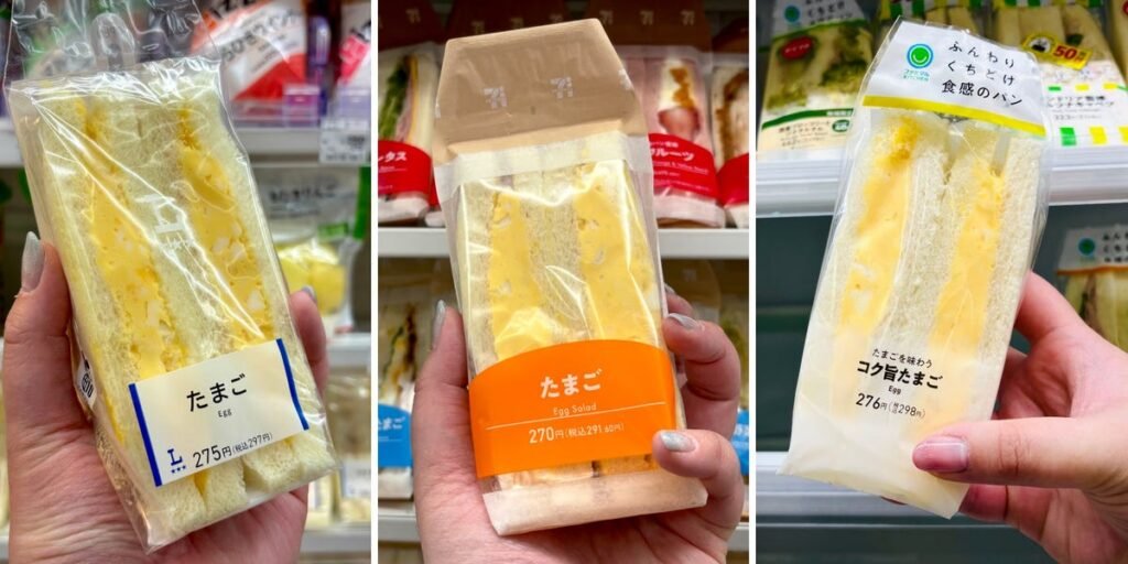 I tried Japan’s cheap but yummy convenience store egg sandwiches at 3 chains