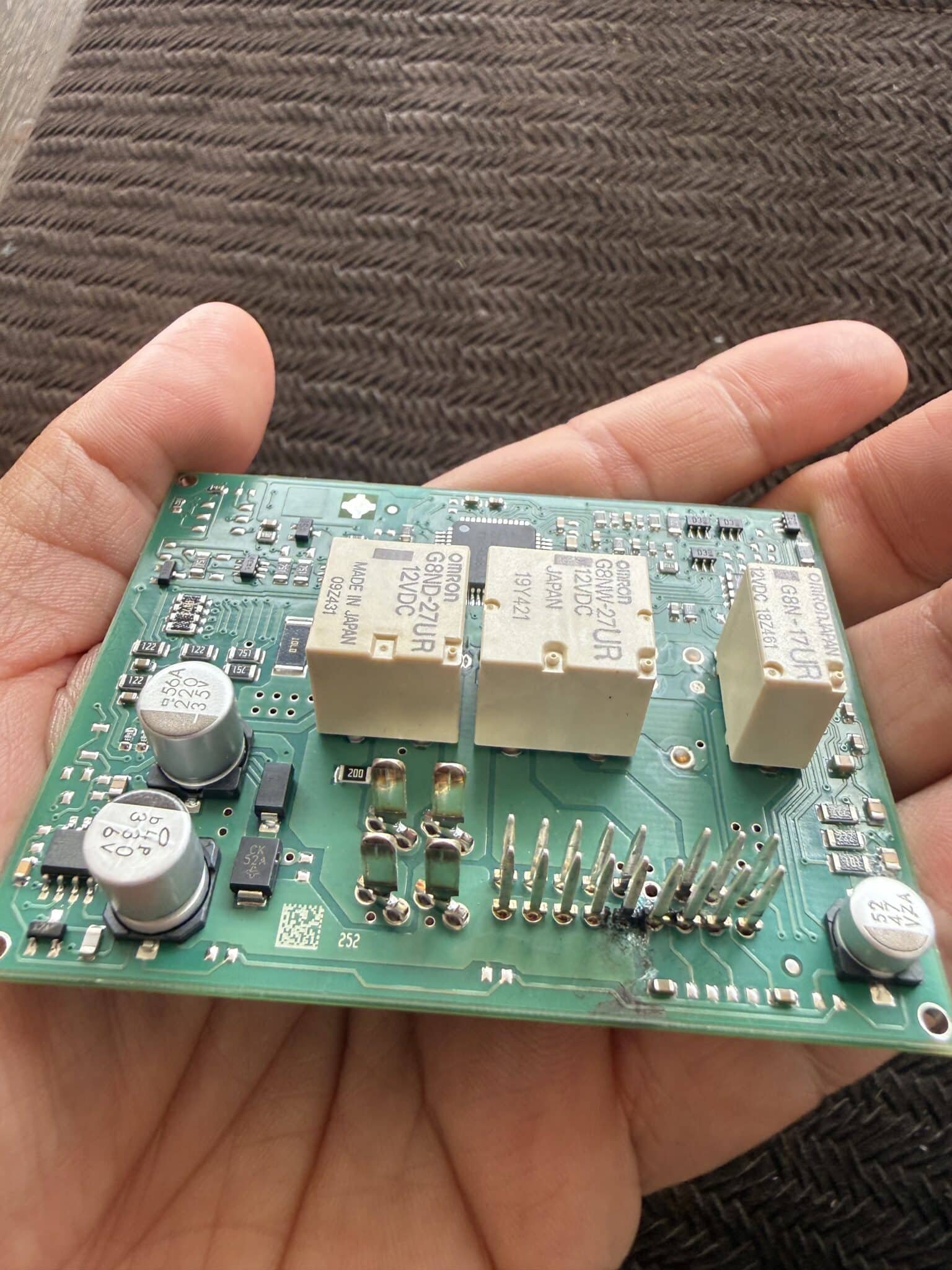 Found the electrical gremlin: burnt out prongs in the door module keeping the computer on and drawing too much amperage over night when the car was off