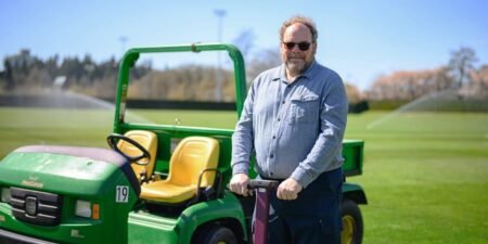I’m 66 and have been a groundskeeper for 48 years. Working on the World Cup is teaching me new things. I’m 66 and have been a groundskeeper for 48 years. Working on the World Cup is teaching me new things.