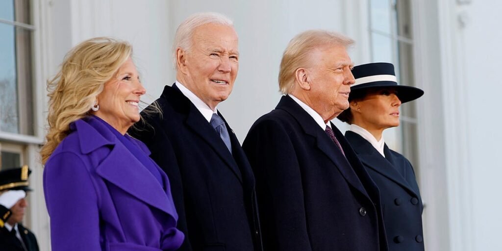 Jill Biden says Melania Trump ‘kept trying to switch the topic to the weather’ during their ‘frosty’ Inauguration Day car ride