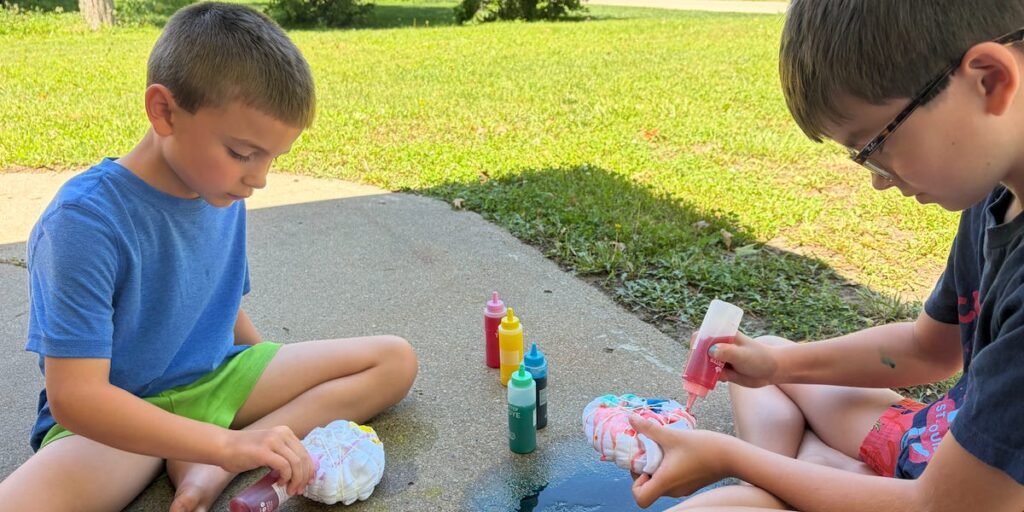 My kids’ summer schedule includes both fun and chores. We get the boring stuff done first.
