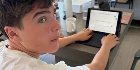 My teenage son is using AI to do his math homework. I’m now helping his school write its first AI policy. My teenage son is using AI to do his math homework. I’m now helping his school write its first AI policy.