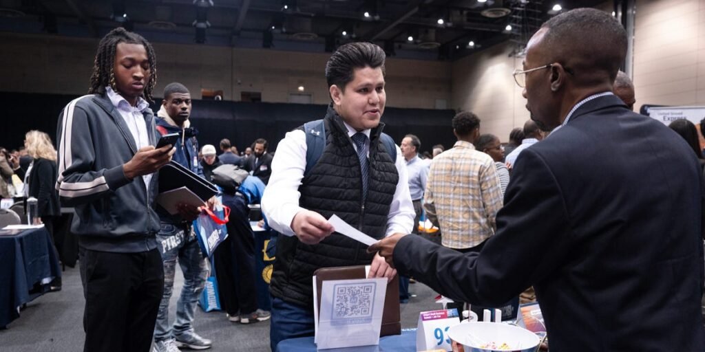 The economy keeps adding jobs. Many job seekers still feel stuck.