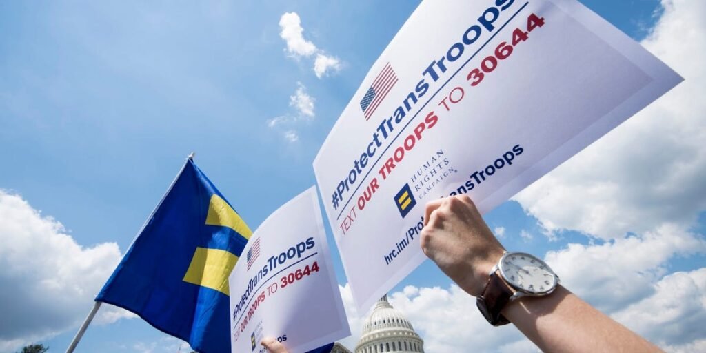 Transgender US troops can continue serving for now, in a major reversal for Trump Transgender US troops can continue serving for now, in a major reversal for Trump