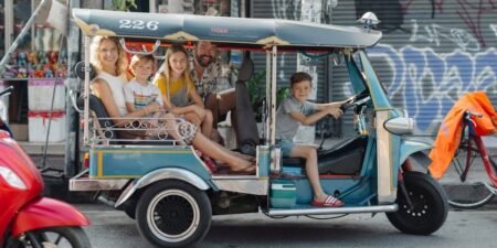 We moved from Kansas City to Thailand with 3 kids. We spend less time rushing and more time together. We moved from Kansas City to Thailand with 3 kids. We spend less time rushing and more time together.