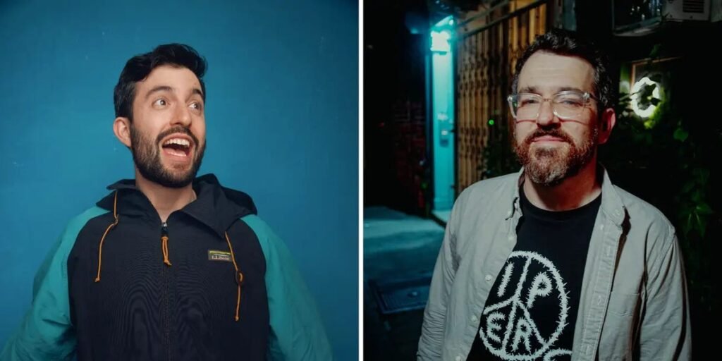We talked to the comedians behind the viral fake AI ads on the subway