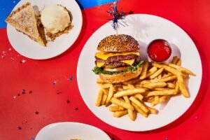 Red, White and Blue-Themed Foods, Deals for America’s 250th, July 4