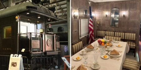 Before Air Force One, US presidents traveled aboard a luxury train car. See inside the ‘White House on wheels.’