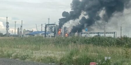 Ukrainian drones flew all the way to Siberia to strike Russia’s largest oil refinery Ukrainian drones flew all the way to Siberia to strike Russia’s largest oil refinery