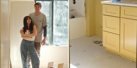 A couple built their home themselves to save money. Their mortgage is less than 0 a month.