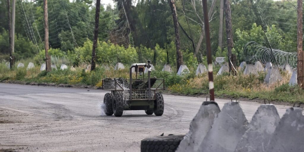 Ukraine’s war robot usage jumped 122% in 6 months as the frontline ‘kill zone’ for human troops grows