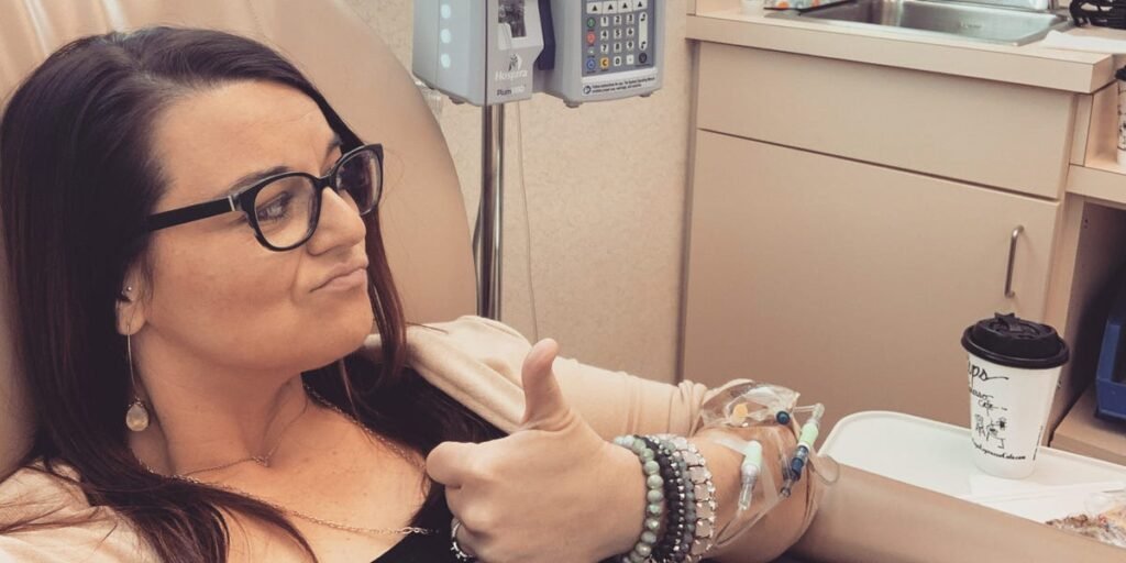 A 33-year-old nurse thought her bleeding was caused by hemorrhoids. She was diagnosed with stage 3 colon cancer.