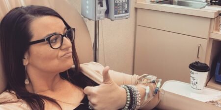 A 33-year-old nurse thought her bleeding was caused by hemorrhoids. She was diagnosed with stage 3 colon cancer.