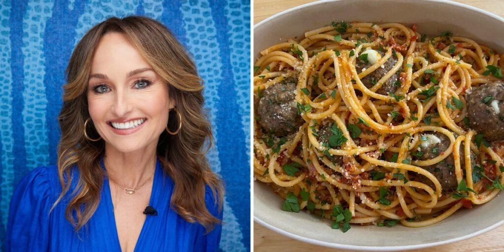 I tried Giada De Laurentiis’ 30-minute pasta dish. My family couldn’t get enough of the meatballs stuffed with cheese. I tried Giada De Laurentiis’ 30-minute pasta dish. My family couldn’t get enough of the meatballs stuffed with cheese.