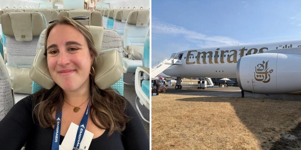 Say goodbye to neck pillows. We tried out Emirates’ new headrest, and it’s a game changer. Say goodbye to neck pillows. We tried out Emirates’ new headrest, and it’s a game changer.