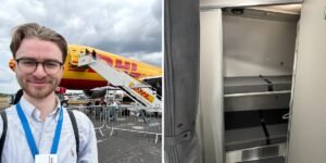 We went inside the secret crew rest area on a DHL Boeing 777 freighter, with bunk beds and reclining seats