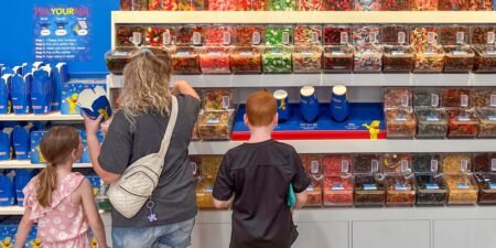 Haribo is using mystery bags and pick-and-mix walls to turn its first US stores into Instagrammable marketing machines