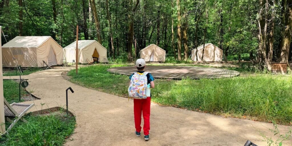 I was nervous to camp alone with my 9-year-old son, so we tried glamping. It was the perfect adventure with less stress. I was nervous to camp alone with my 9-year-old son, so we tried glamping. It was the perfect adventure with less stress.