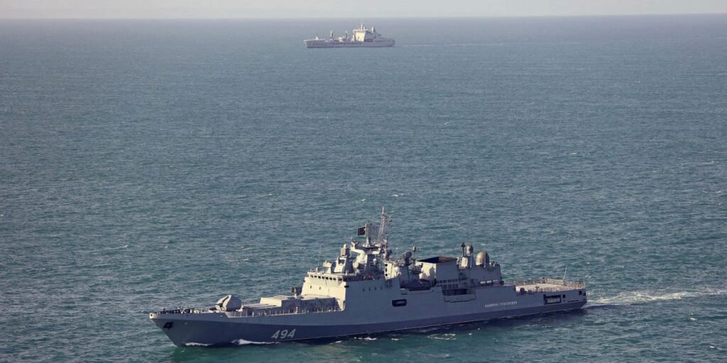 Shadow fleet escorts are straining Russia’s warships and worsening already ‘serious’ problems, NATO official says Shadow fleet escorts are straining Russia’s warships and worsening already ‘serious’ problems, NATO official says