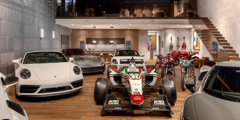 Wealthy collectors are buying condos just for their cars