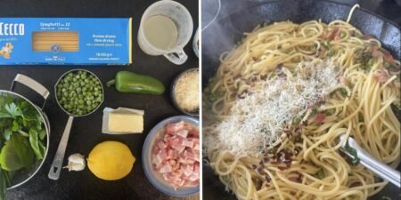 I made Gordon Ramsay’s 10-minute veggie pasta. It’s one of my new go-to summer dinners.