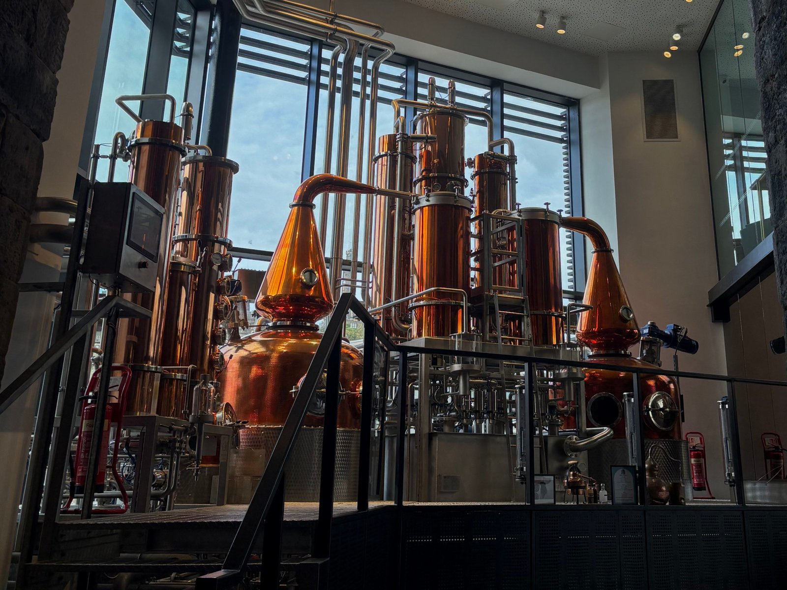 A gin distillery in Edinburgh.