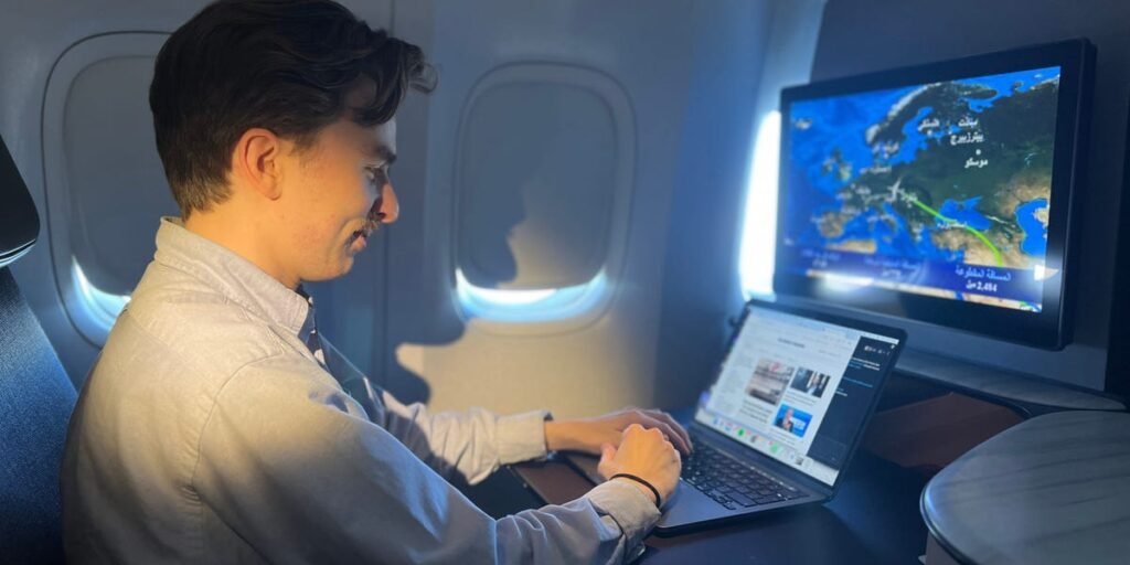 Elon Musk’s Starlink is becoming an in-flight must-have. I tried it on Qatar Airways, and it’s a game changer. Elon Musk’s Starlink is becoming an in-flight must-have. I tried it on Qatar Airways, and it’s a game changer.
