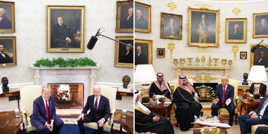 Before-and-after photos show the decor changes Trump has made to the White House, so far Before-and-after photos show the decor changes Trump has made to the White House, so far
