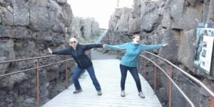 We took my husband’s 75-year-old grandmother to Iceland. We still talk about that trip 9 years later.