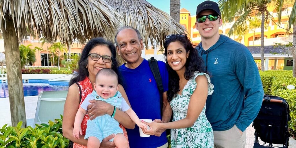 My parents could spend their retirement doing anything. They chose to help raise my children. My parents could spend their retirement doing anything. They chose to help raise my children.